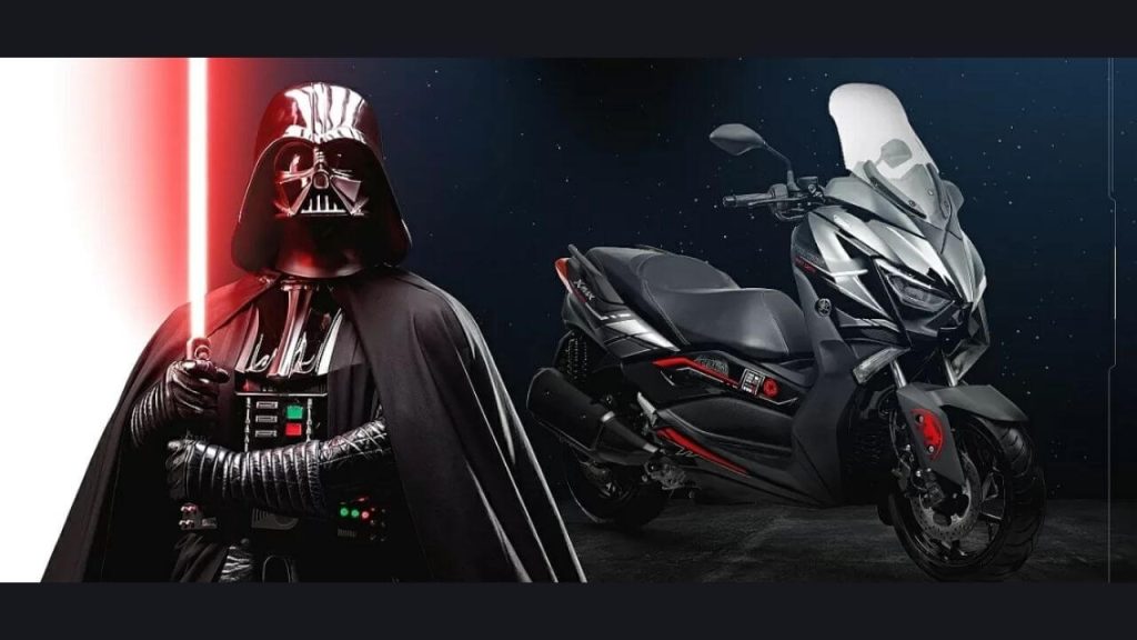 Scooter do Darth Vader Yamaha Xmax Edição Especial Star Wars